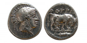LUCANIA, Thourioi. Circa 350 BC. AR Diobol