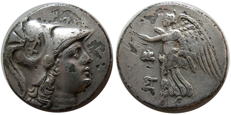 PAMPHYLIA, Side. Circa 205-100 BC. AR Tetradrachm (16.11 gm; 28 mm). Attic stand...