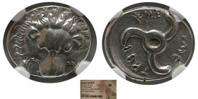 DYNASTS of LYCIA, Mithrapata. Ca. 390-375 BC. AR Third Stater. NGC-XF.