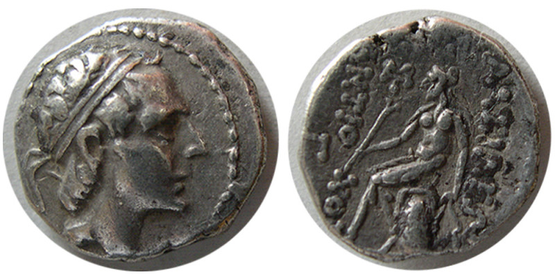 SELEUKID KINGS. Antiochus III. 223-187 BC. AR Drachm (3.96 gm; 15 mm). Antioch, ...