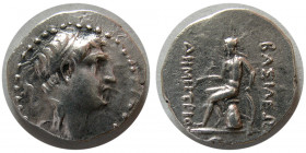 SELEUKID KINGS. Demetrios I. Soter. 162-150 BC. AR Drachm. Ekbatana.