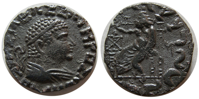 BAKTRIA, Indo-Greek Kingdom. Hermaios Soter. Circa 105-90 BC. CU Tetradrachm (7....