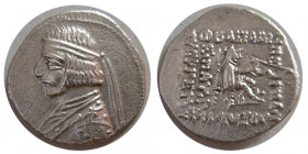 KINGS of PARTHIA. Arsakes XVI (78/7-62/1 BC). AR Drachm. Rhagai mint.