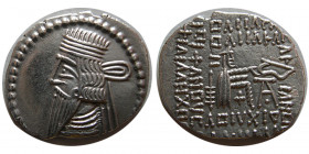 KINGS of PARTHIA. Pakoros I. Circa AD. 78-120. AR Drachm. Ekbatana
