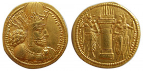 SASANIAN KINGS. Shapur I (240-270 AD). Gold Dinar.