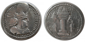 SASANIAN KINGS. Shapur I, AD. 240-270. AR Drachm.