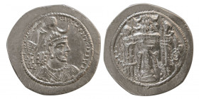 SASANIAN KINGS. Yazdgard I. AD. 399-420. AR Drachm. WH (Veh Ardashir) mint