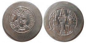 SASANIAN KINGS. Yazdgird II. AD. 438-457. AR Drachm.