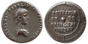 ROMAN EMPIRE. Nero. as Caesar. AD. 50-54.  AR Denarius. Rare.