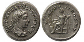 ROMAN EMPIRE. Severus Alexander. 221-235 AD. AR Denarius.