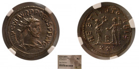 ROMAN EMPIRE. Probus, AD. 276-282. BI Aurelianus. NGC-AU.
