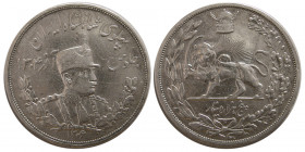 PAHLAVI DYNASTY. Reza Shah. 1306. Silver 5000 Dinar .
