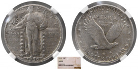 UNITED STATES. 1930. Quarter Dollar (25 C). NGC-AU 50.