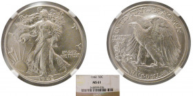 UNITED STATES. 1942. Fifty Cents (Half-Dollar). NGC-MS 61.