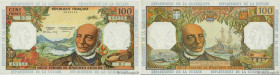 Country : FRENCH ANTILLES 
Face Value : 100 Francs  
Date : (1966) 
Period/Province/Bank : Institut d'Émission des Départements d'Outre-Mer 
Catalogue...