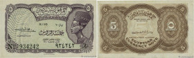 Country : EGYPT 
Face Value : 5 Piastres  
Date : (1952-1954) 
Period/Province/Bank : Egyptian Currency Note 
Catalogue reference : P.172 
Alphabet - ...