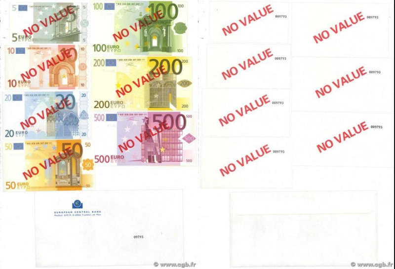 Country : EUROPA 
Face Value : Série 5 à 500 Euros Échantillon 
Date : 2001 
Per...