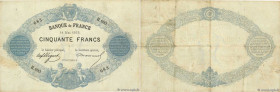 Country : FRANCE 
Face Value : 50 Francs type 1868 - Bleu à indices Noirs  
Date : 14 mai 1875 
Period/Province/Bank : Banque de France, XIXe siècle 
...