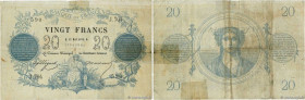 Country : FRANCE 
Face Value : 20 Francs type 1871 - Bleu  
Date : 27 mai 1872 
Period/Province/Bank : Banque de France, XIXe siècle 
Catalogue refere...