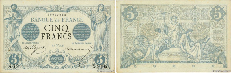 Country : FRANCE 
Face Value : 5 Francs NOIR  
Date : 06 mars 1873 
Period/Provi...