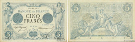 Country : FRANCE 
Face Value : 5 Francs NOIR  
Date : 06 mars 1873 
Period/Province/Bank : Banque de France, XXe siècle 
Catalogue reference : F.01.16...