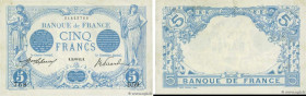 Country : FRANCE 
Face Value : 5 Francs BLEU  
Date : 24 janvier 1912 
Period/Province/Bank : Banque de France, XXe siècle 
Catalogue reference : F.02...
