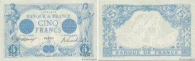 Country : FRANCE 
Face Value : 5 Francs BLEU  
Date : 26 juin 1912 
Period/Province/Bank : Banque de France, XXe siècle 
Catalogue reference : F.02.06...