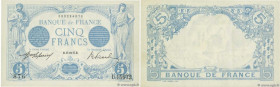Country : FRANCE 
Face Value : 5 Francs BLEU  
Date : 17 janvier 1917 
Period/Province/Bank : Banque de France, XXe siècle 
Catalogue reference : F.02...