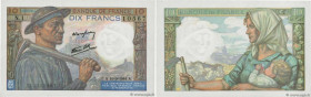 Country : FRANCE 
Face Value : 10 Francs MINEUR  
Date : 11 septembre 1941 
Period/Province/Bank : Banque de France, XXe siècle 
Catalogue reference :...