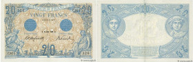 Country : FRANCE 
Face Value : 20 Francs BLEU  
Date : 31 août 1906 
Period/Province/Bank : Banque de France, XXe siècle 
Catalogue reference : F.10.0...