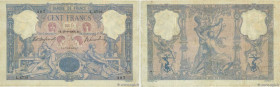 Country : FRANCE 
Face Value : 100 Francs BLEU ET ROSE  
Date : 19 septembre 1906 
Period/Province/Bank : Banque de France, XXe siècle 
Catalogue refe...
