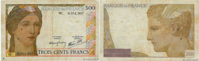Country : FRANCE 
Face Value : 300 Francs  
Date : (24 novembre 1938) 
Period/Province/Bank : Banque de France, XXe siècle 
Catalogue reference : F.29...