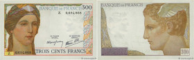 Country : FRANCE 
Face Value : 300 Francs  
Date : (09 février 1939) 
Period/Province/Bank : Banque de France, XXe siècle 
Catalogue reference : F.29....