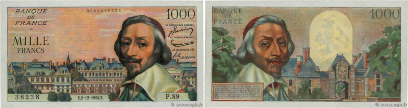 Country : FRANCE 
Face Value : 1000 Francs RICHELIEU  
Date : 02 décembre 1954 
...