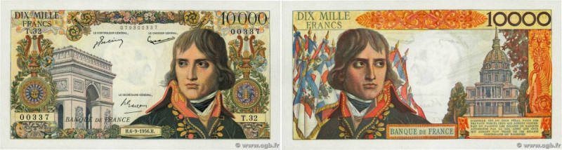 Country : FRANCE 
Face Value : 10000 Francs BONAPARTE  
Date : 06 septembre 1956...