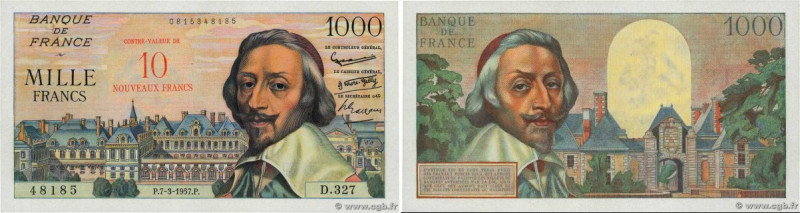 Country : FRANCE 
Face Value : 10 NF sur 1000 Francs RICHELIEU  
Date : 07 mars ...