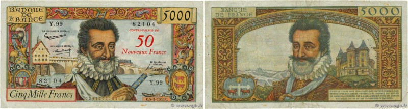 Country : FRANCE 
Face Value : 50 NF sur 5000 Francs HENRI IV  
Date : 05 mars 1...