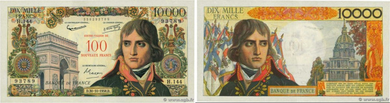 Country : FRANCE 
Face Value : 100 NF sur 10000 Francs BONAPARTE  
Date : 30 oct...