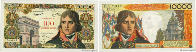 Country : FRANCE 
Face Value : 100 NF sur 10000 Francs BONAPARTE  
Date : 30 oct...