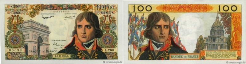 Country : FRANCE 
Face Value : 100 Nouveaux Francs BONAPARTE  
Date : 07 novembr...