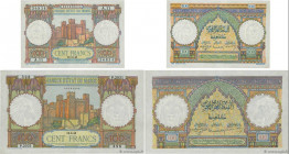 Country : MOROCCO 
Face Value : 100 Francs Lot 
Date : 1946-1948 
Period/Province/Bank : Banque d'État du Maroc 
Catalogue reference : P.20 et P.45 
A...