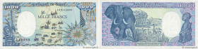 Country : CHAD 
Face Value : 1000 Francs  
Date : 01 janvier 1988 
Period/Province/Bank : B.E.A.C. 
Catalogue reference : P.10 
Additional reference :...