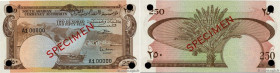 Country : DEMOCRATIC REPUBLIC OF YEMEN 
Face Value : 250 Fils Spécimen 
Date : (1965) 
Period/Province/Bank : South Arabian Currency Authority 
Catalo...