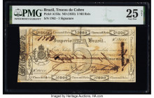Brazil Trocos de Cobre 5 Mil Reis ND (1833) Pick A153a PMG Very Fine 25 Net. Ink burn and tape repair.

HID09801242017

© 2022 Heritage Auctions | All...