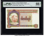 Burma Union of Burma Bank 50 Kyats ND (1979) Pick 60 PMG Gem Uncirculated 66 EPQ. 

HID09801242017

© 2022 Heritage Auctions | All Rights Reserved