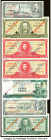Cuba Group Lot of 14 Examples About Uncirculated-Crisp Uncirculated. Previous mounting and stains present along with overprints, POCs and roulette pun...
