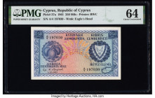Cyprus Central Bank of Cyprus 250 Mils 1.12.1961 Pick 37a PMG Choice Uncirculated 64. 

HID09801242017

© 2022 Heritage Auctions | All Rights Reserved...