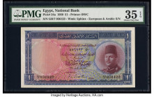 Egypt National Bank of Egypt 1 Pound 1950 Pick 24a PMG Choice Very Fine 35 EPQ. 

HID09801242017

© 2022 Heritage Auctions | All Rights Reserved
