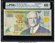 Fiji Reserve Bank of Fiji 2000 Dollars 2000 Pick 103s Commemorative Specimen PMG Gem Uncirculated 66 EPQ. 

HID09801242017

© 2022 Heritage Auctions |...