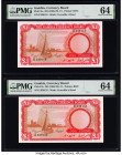Gambia The Gambia Currency Board 1 Pound ND (1965-70) Pick 2a Two Examples PMG Choice Uncirculated 64 (2). 

HID09801242017

© 2022 Heritage Auctions ...